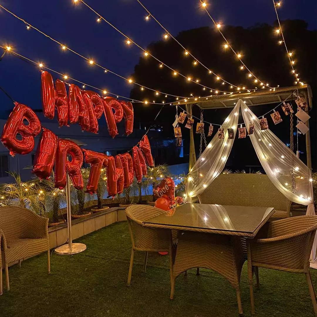 Simple Terrace Decoration